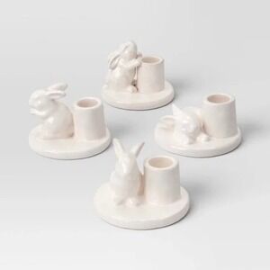 4pk Easter Bunny Taper Holders - Threshold, Target - Spring 2025